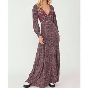 ANTHROPOLOGIE Love Story Maxi Dress S